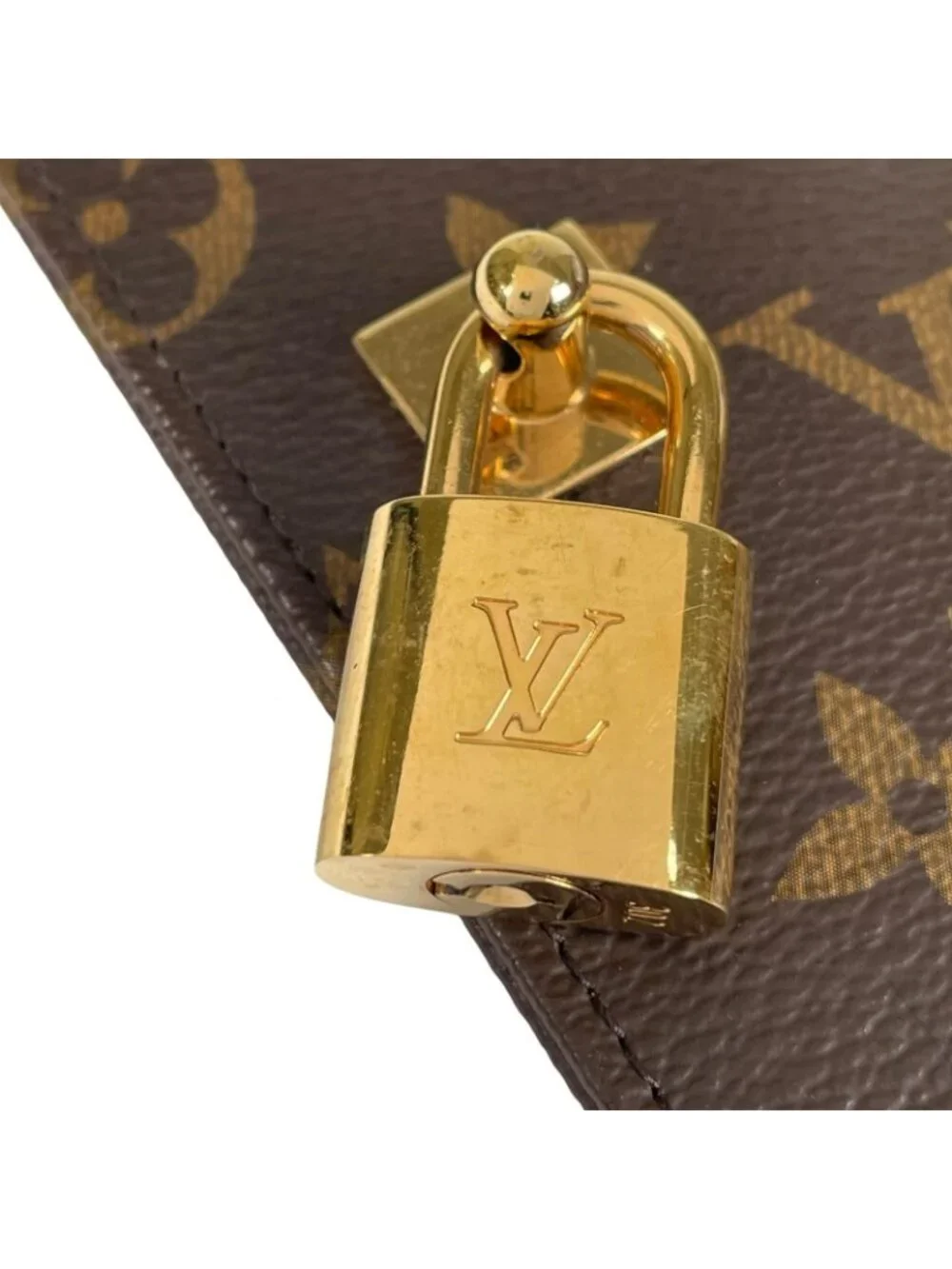 Louis Vuitton Carrousel Pouch Monogram Canvas Brown